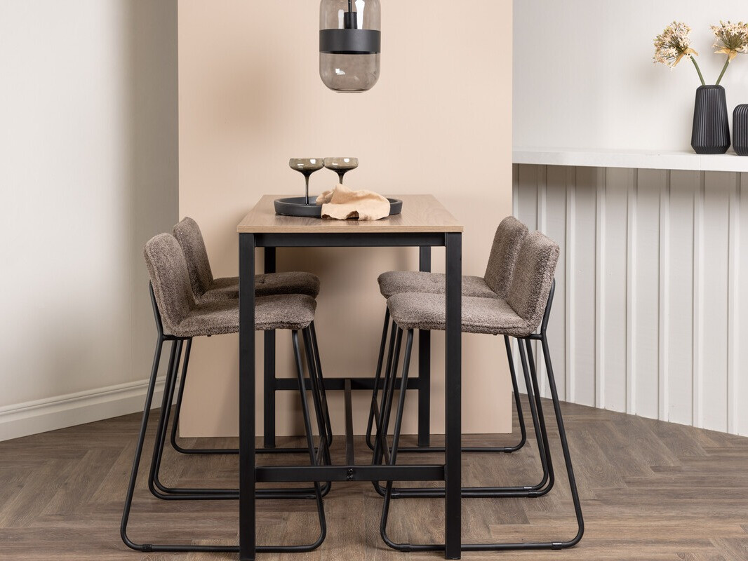 Blagovaonski set Dallas 4155 (Tamno siva + Crna)