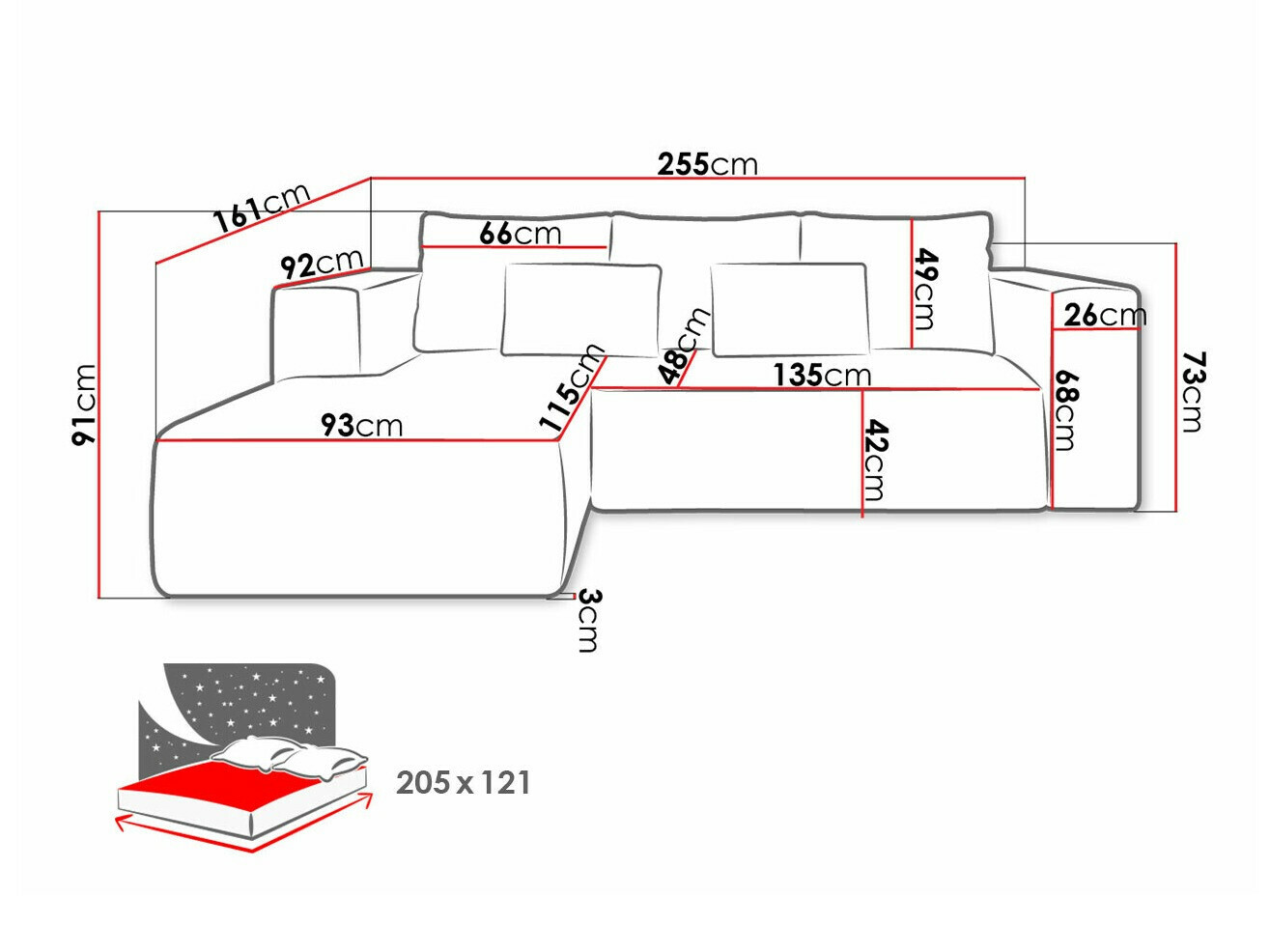 Kutna garnitura Arvada 116 (Poso 01)