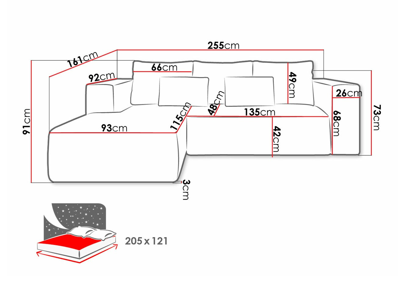 Kutna garnitura Arvada 116 (Poso 34)
