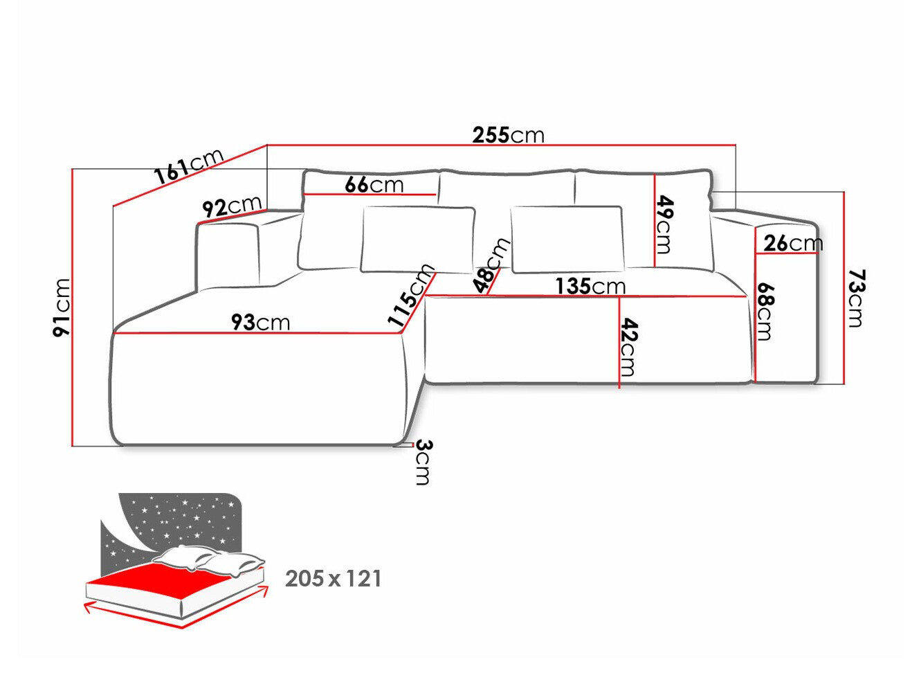 Kutna garnitura Arvada 116 (Poso 55)