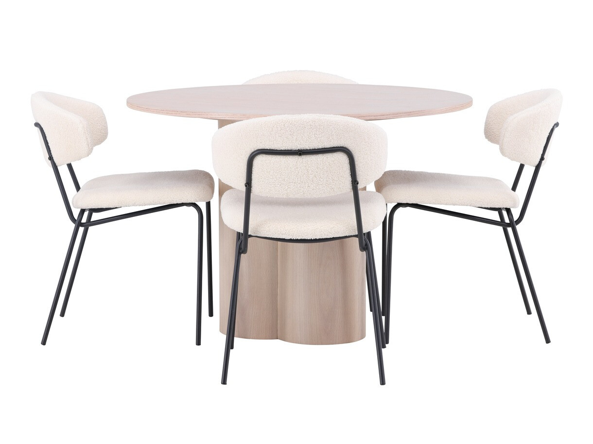 Blagovaonski set Dallas 4151 (Svijetlo drvo)