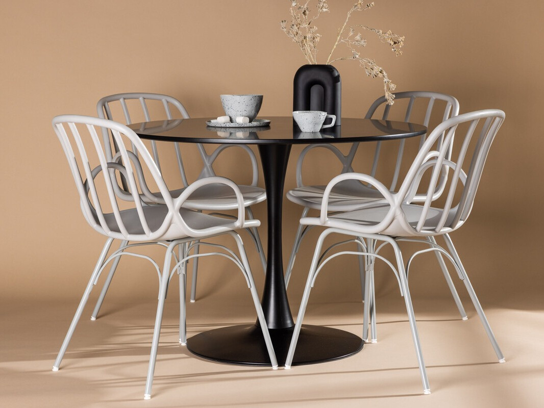 Blagovaonski set Dallas 4165 (Svijetlo siva)