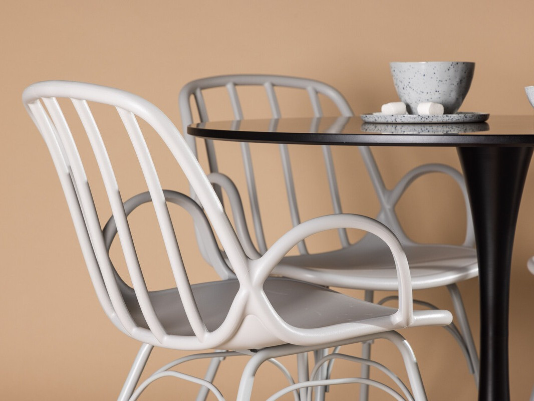 Blagovaonski set Dallas 4165 (Svijetlo siva)