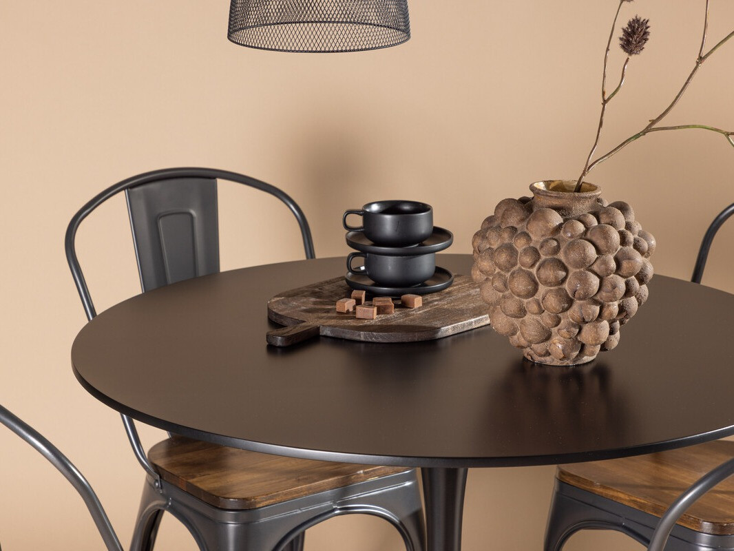 Blagovaonski set Dallas 4170 (Crna + Smeđa)