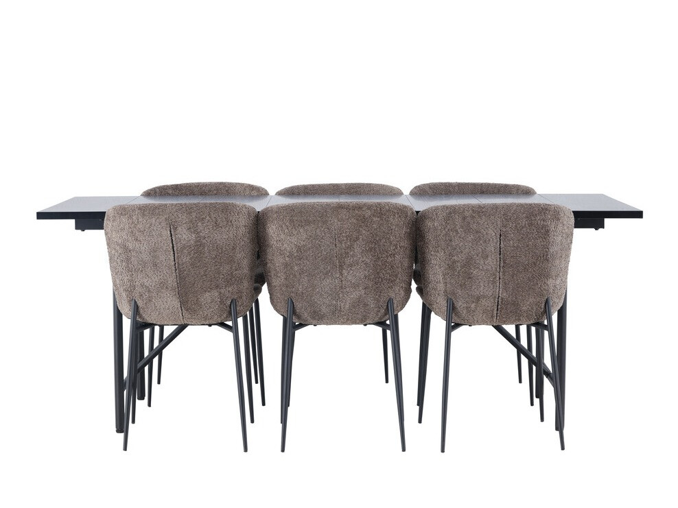 Blagovaonski set Dallas 4192 (Smeđa + Crna)