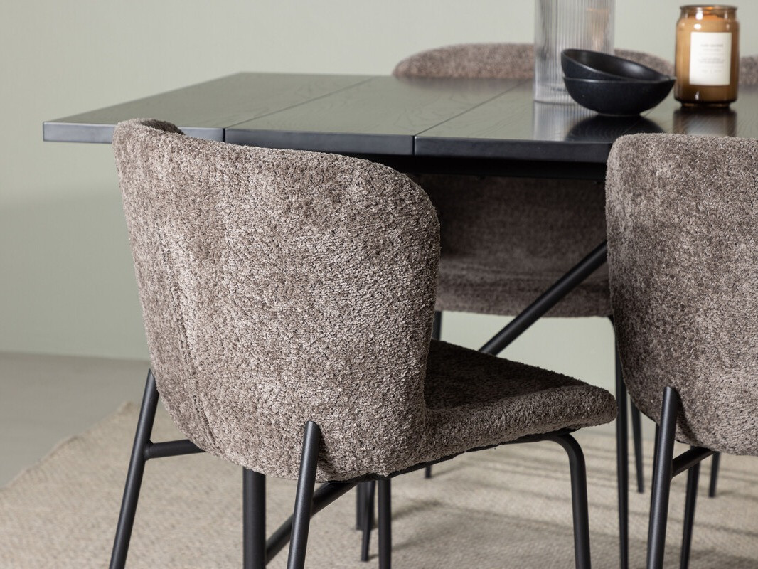 Blagovaonski set Dallas 4192 (Smeđa + Crna)