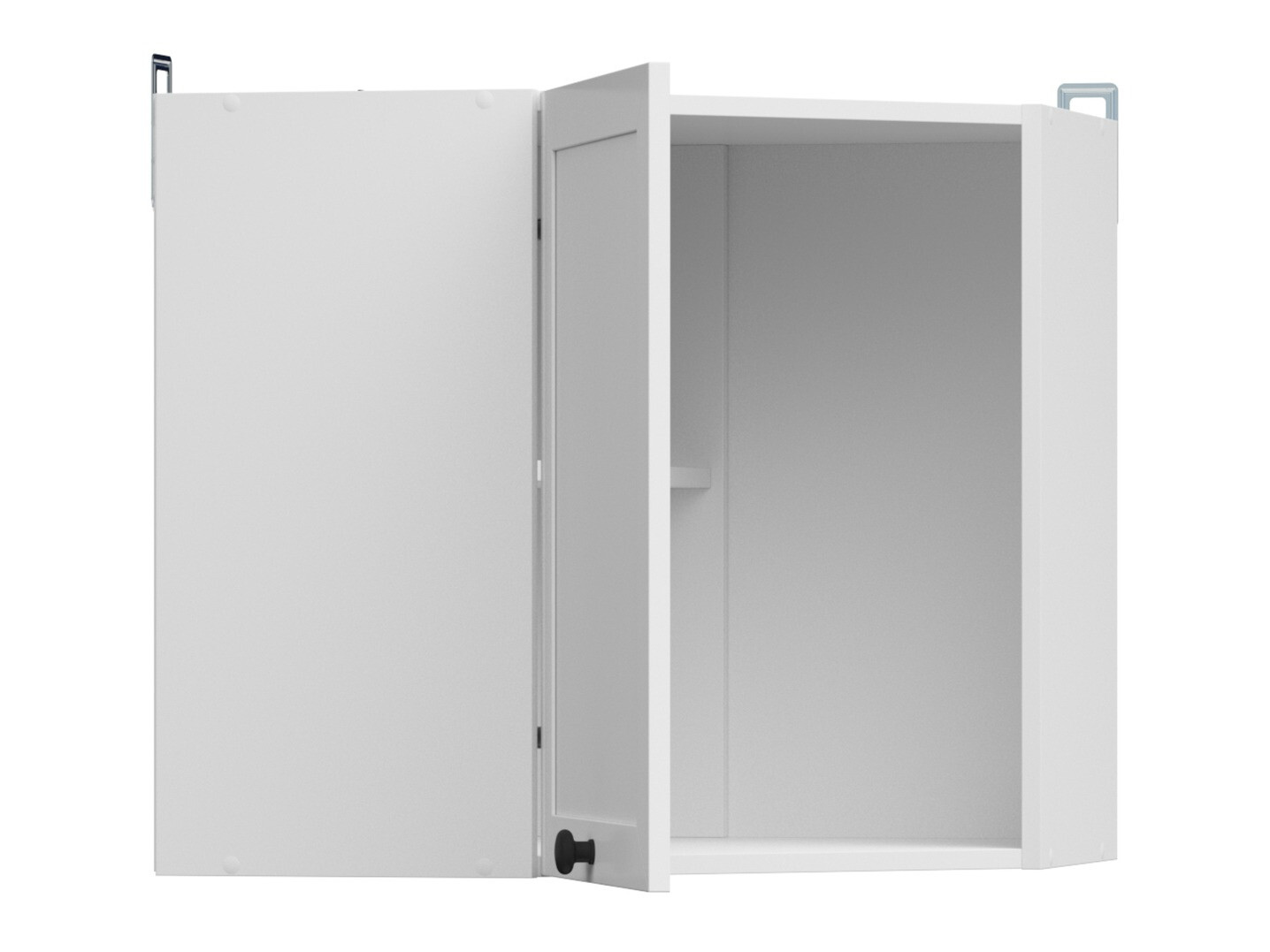 Modularan zidni kutni ormarić Classic White 106