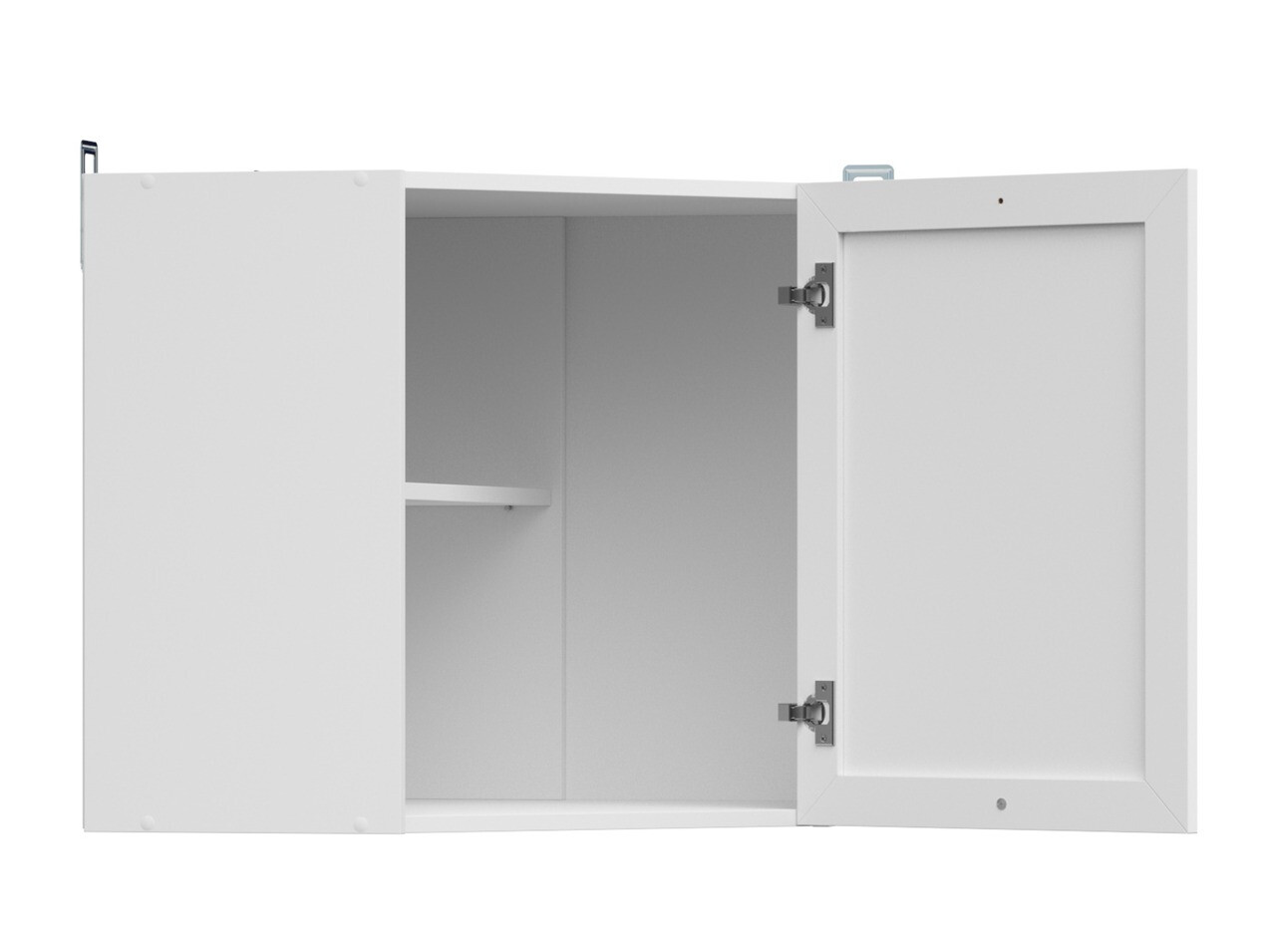 Modularan zidni kutni ormarić Classic White 106