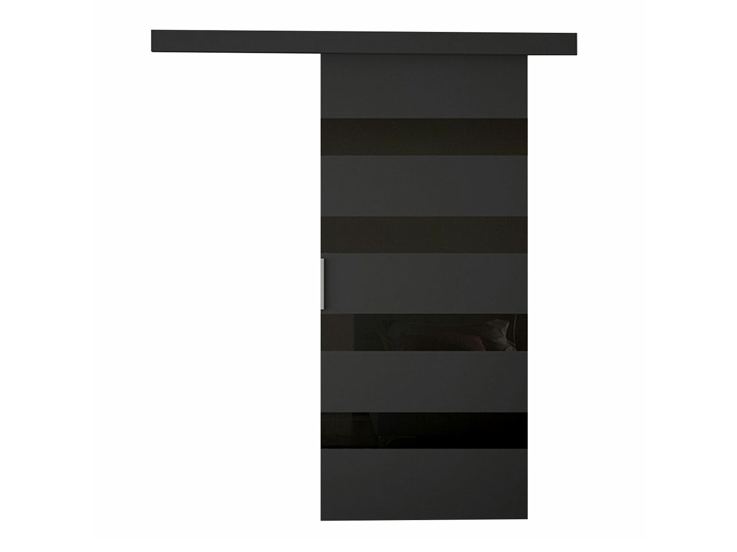 Klizna vrata Closico Materia V (Crna)