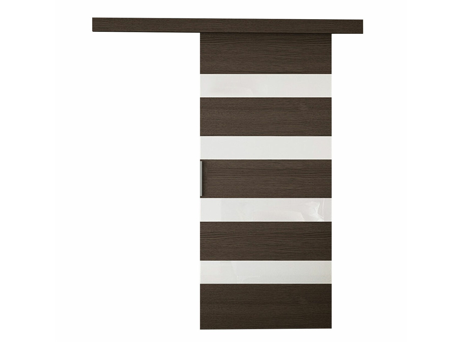 Klizna vrata Closico Portalis V (Smeđa + Bijela)