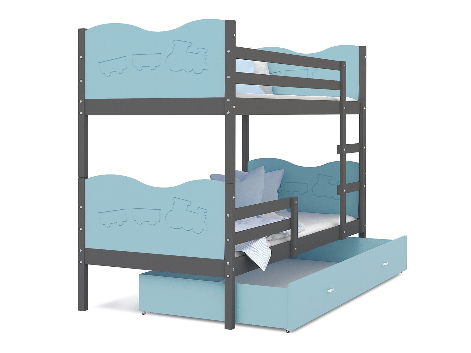 Dvokatan krevet Aurora 111 (Siva)