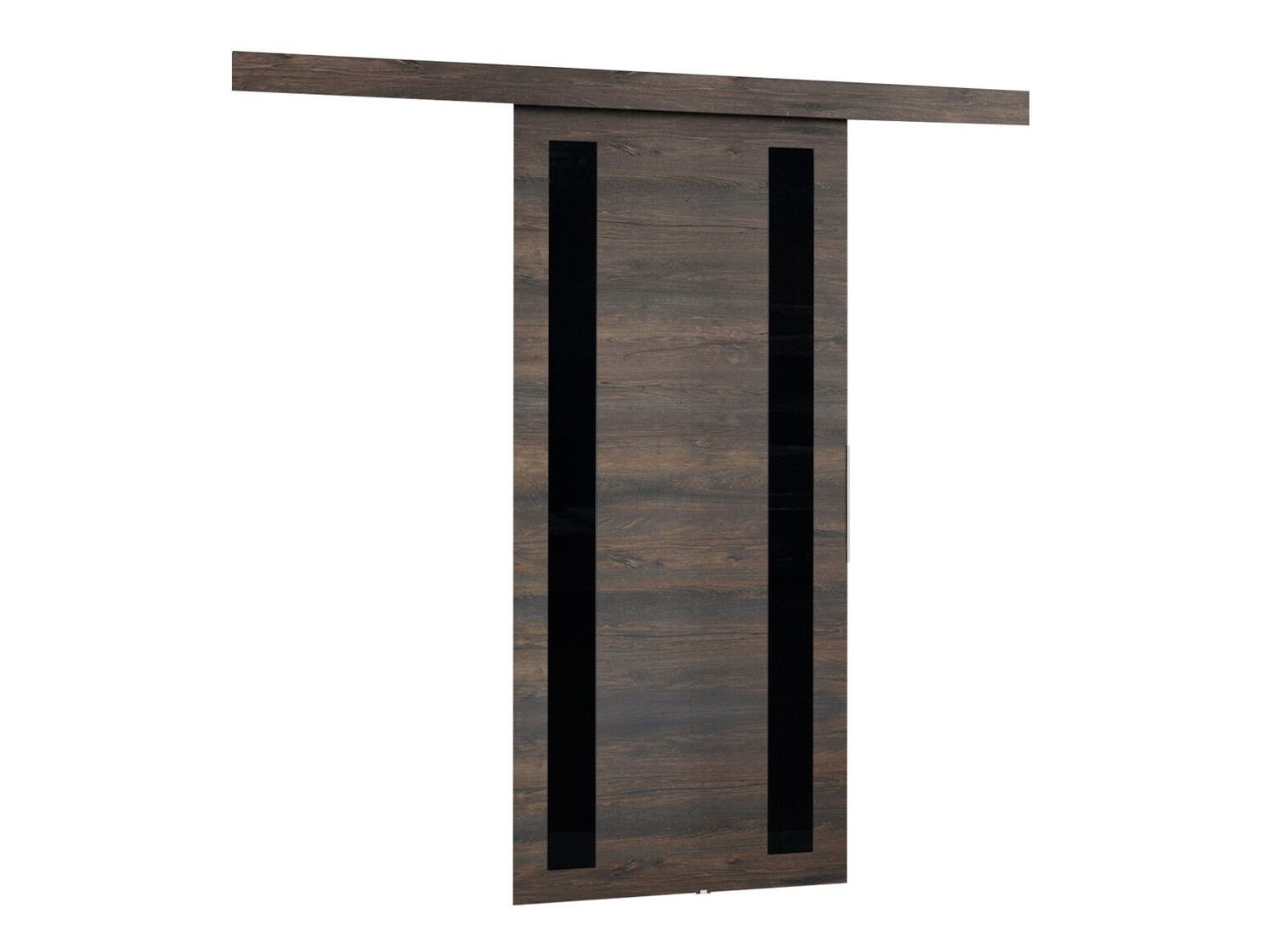 Klizna vrata Dover 121 (Tamni jasen + Crna)