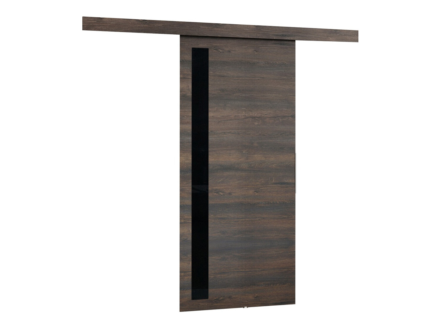 Klizna vrata Dover 124 (Tamni jasen + Crna)