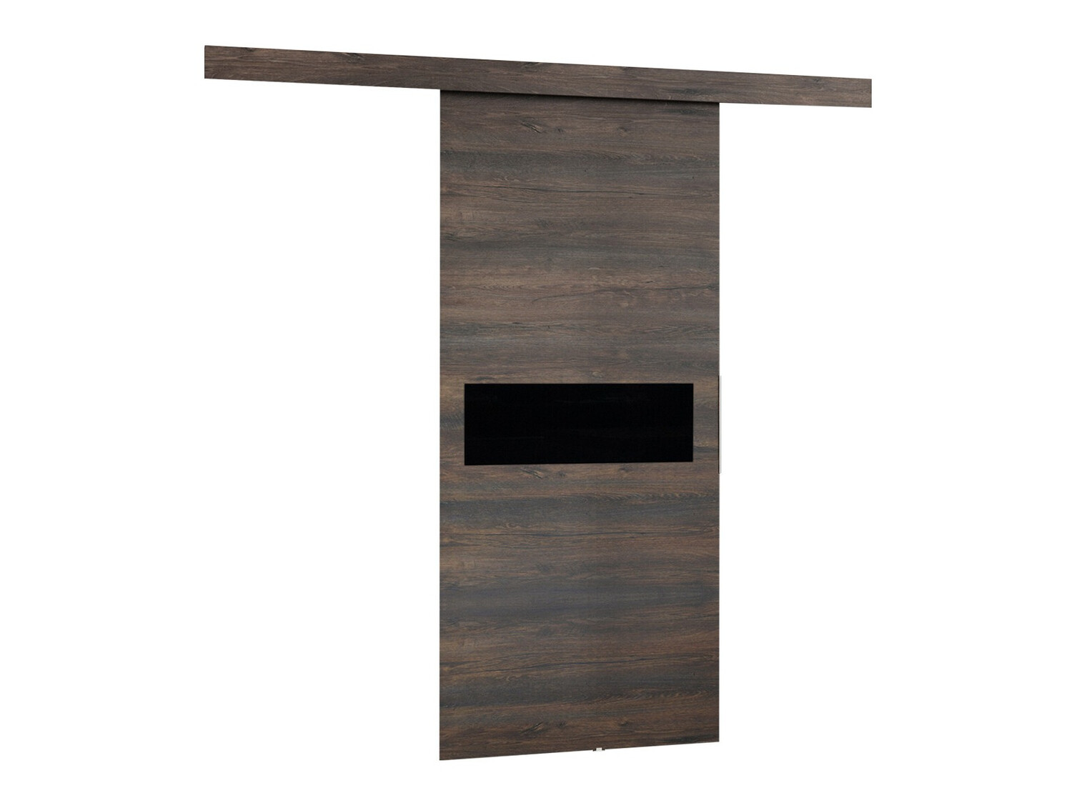 Klizna vrata Dover 134 (Tamni jasen + Crna)