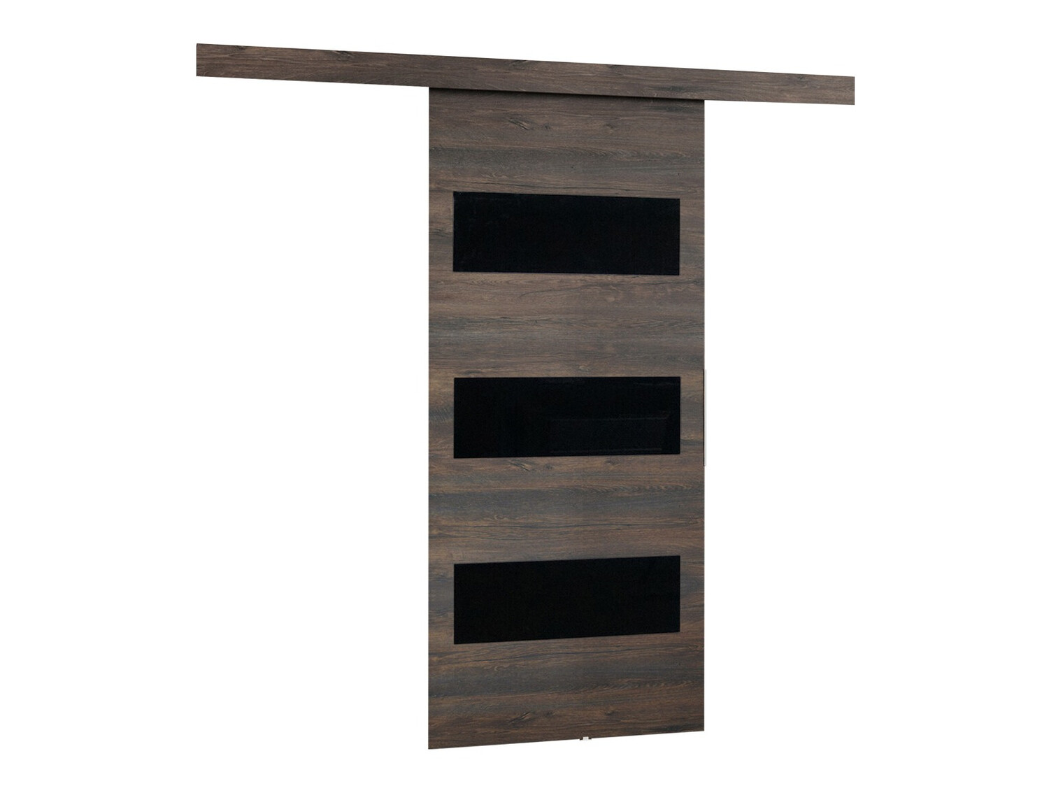 Klizna vrata Dover 135 (Tamni jasen + Crna)