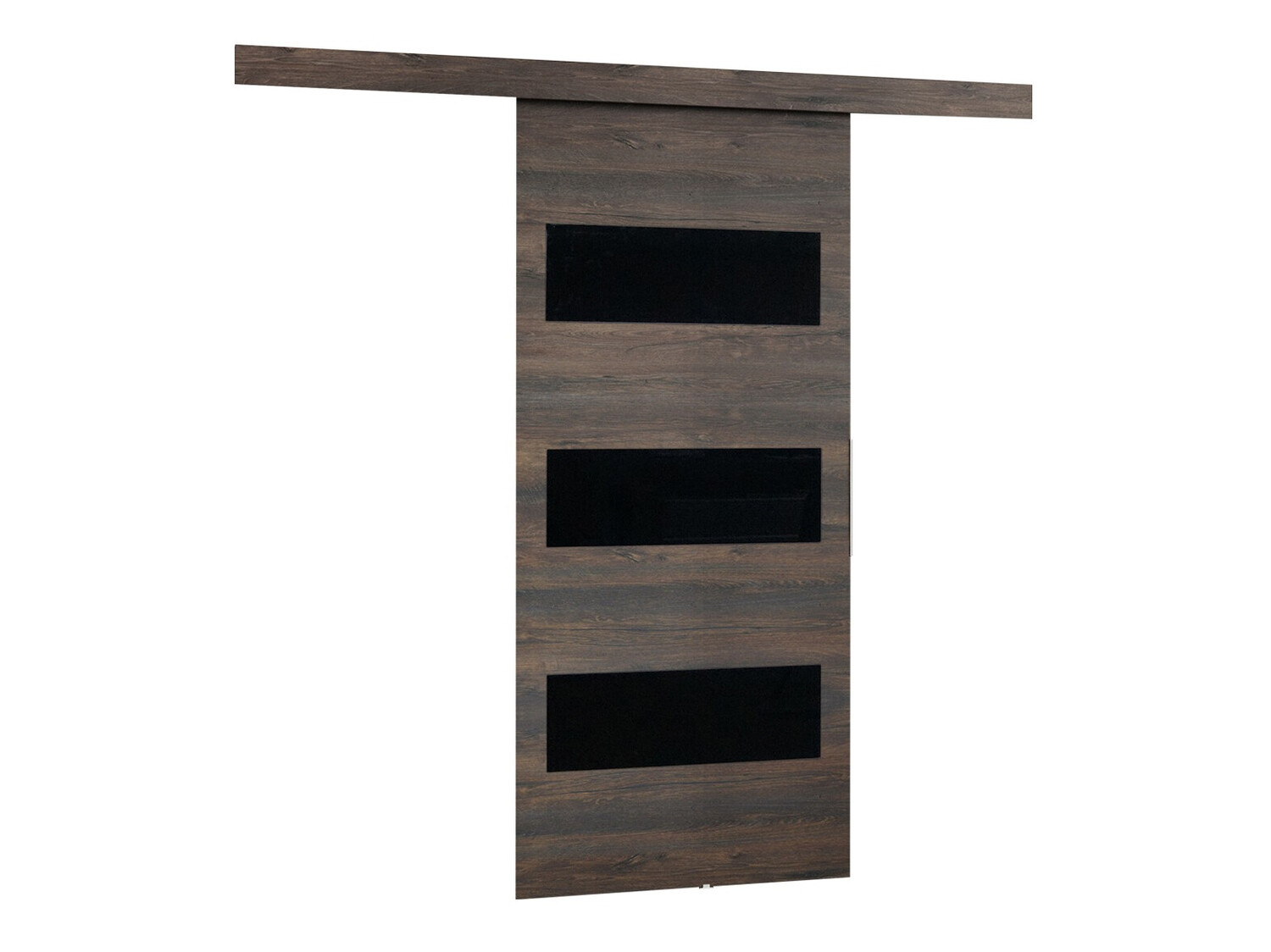 Klizna vrata Dover 137 (Tamni jasen + Crna)