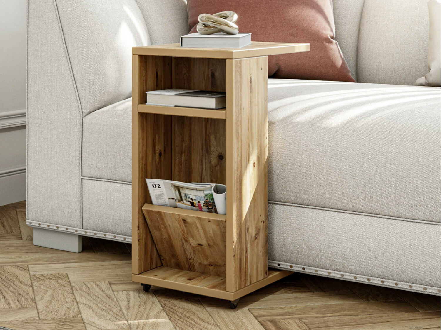 Pomoćni stolić Kailua 107 (Bor)