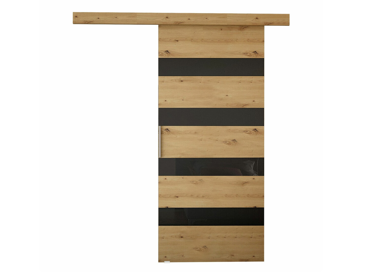 Klizna vrata Closico 179 (Hrast Artisan + Crna)