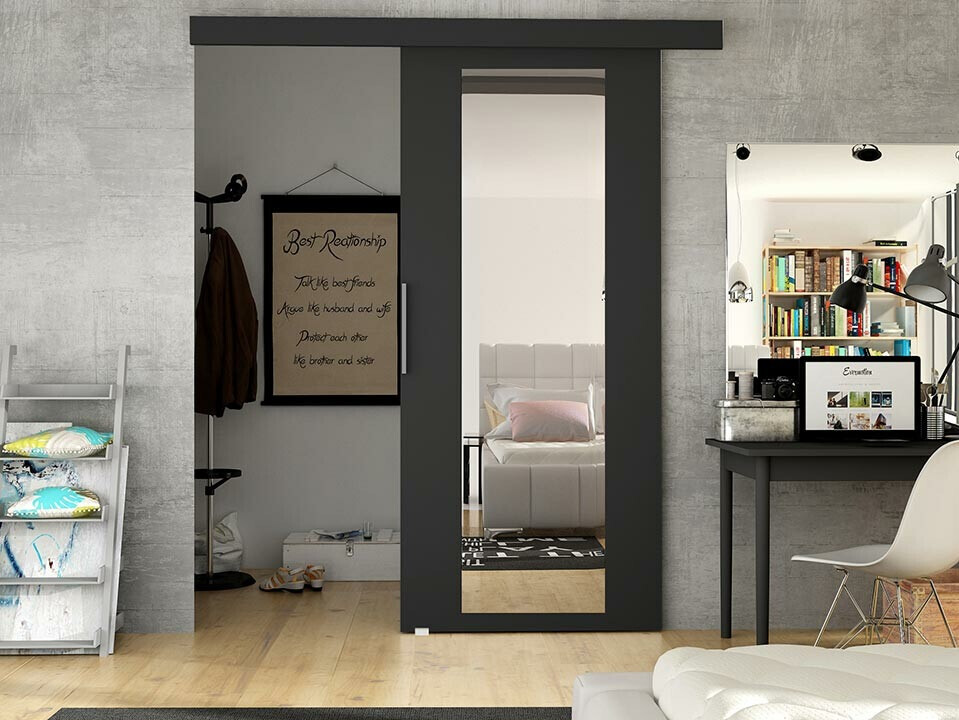 Klizna vrata Closico 180 (Crna)