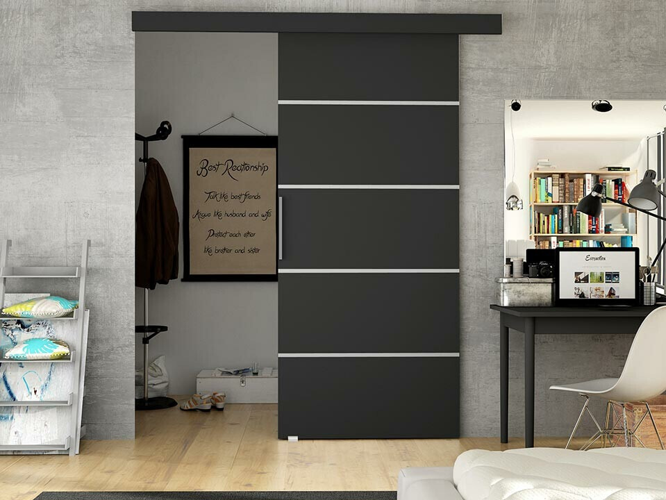 Klizna vrata Closico Fundus III (Crna)