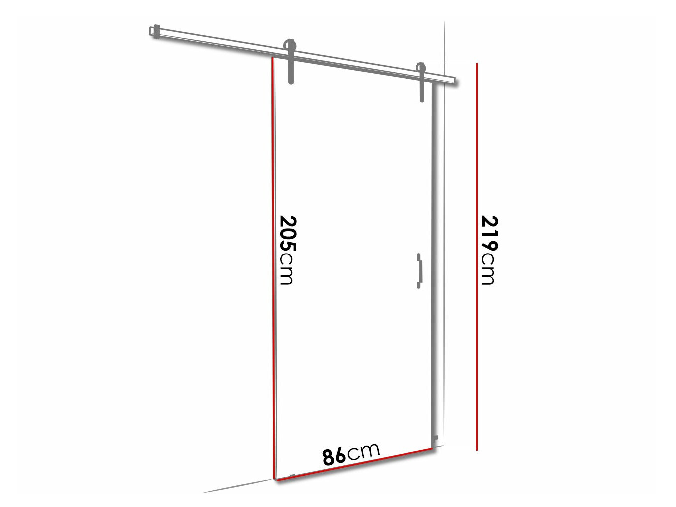Klizna vrata Dover 153 (Bijela)