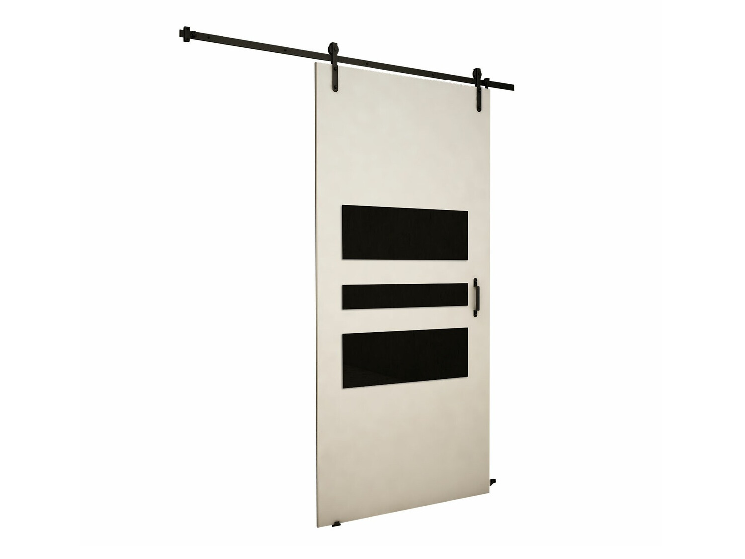 Klizna vrata Dover 162 (Bijela + Crna)