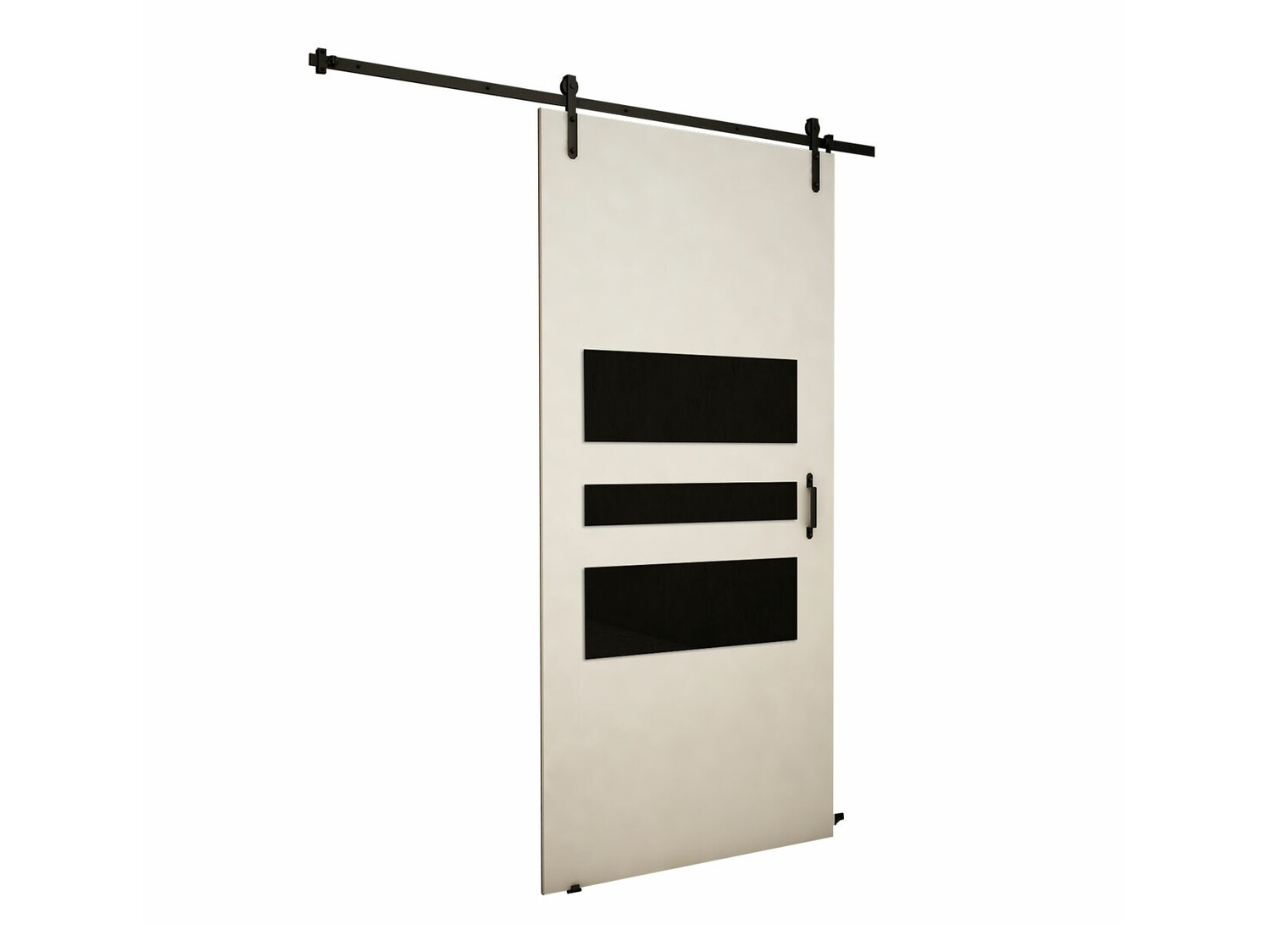 Klizna vrata Dover 163 (Bijela + Crna)