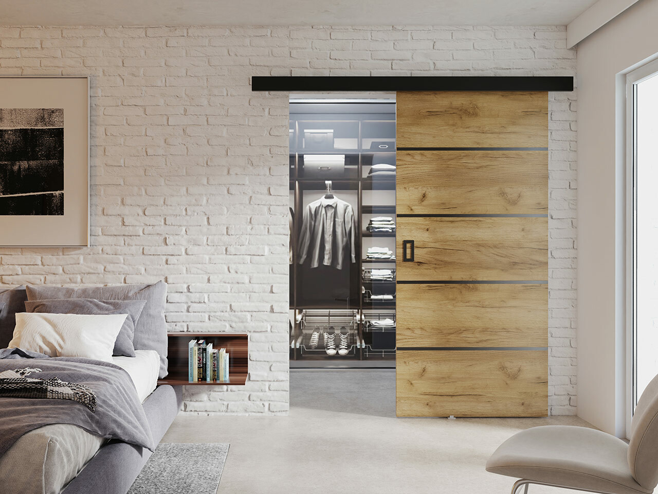 Klizna vrata Dover 172 (Craft hrast)