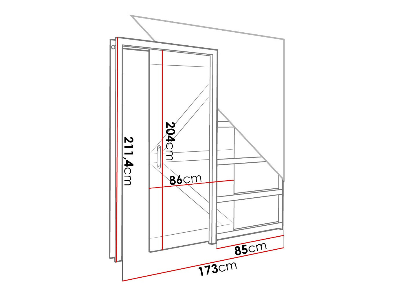 Klizna vrata Dover 177