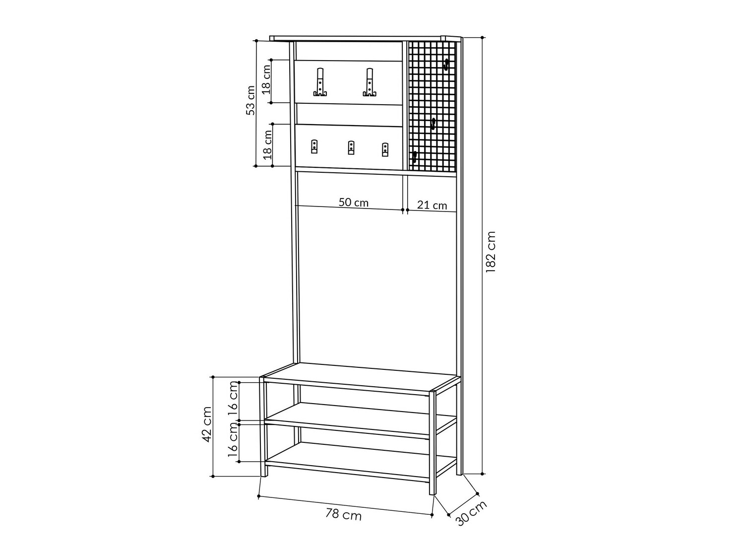 Vješalica Kailua 2125