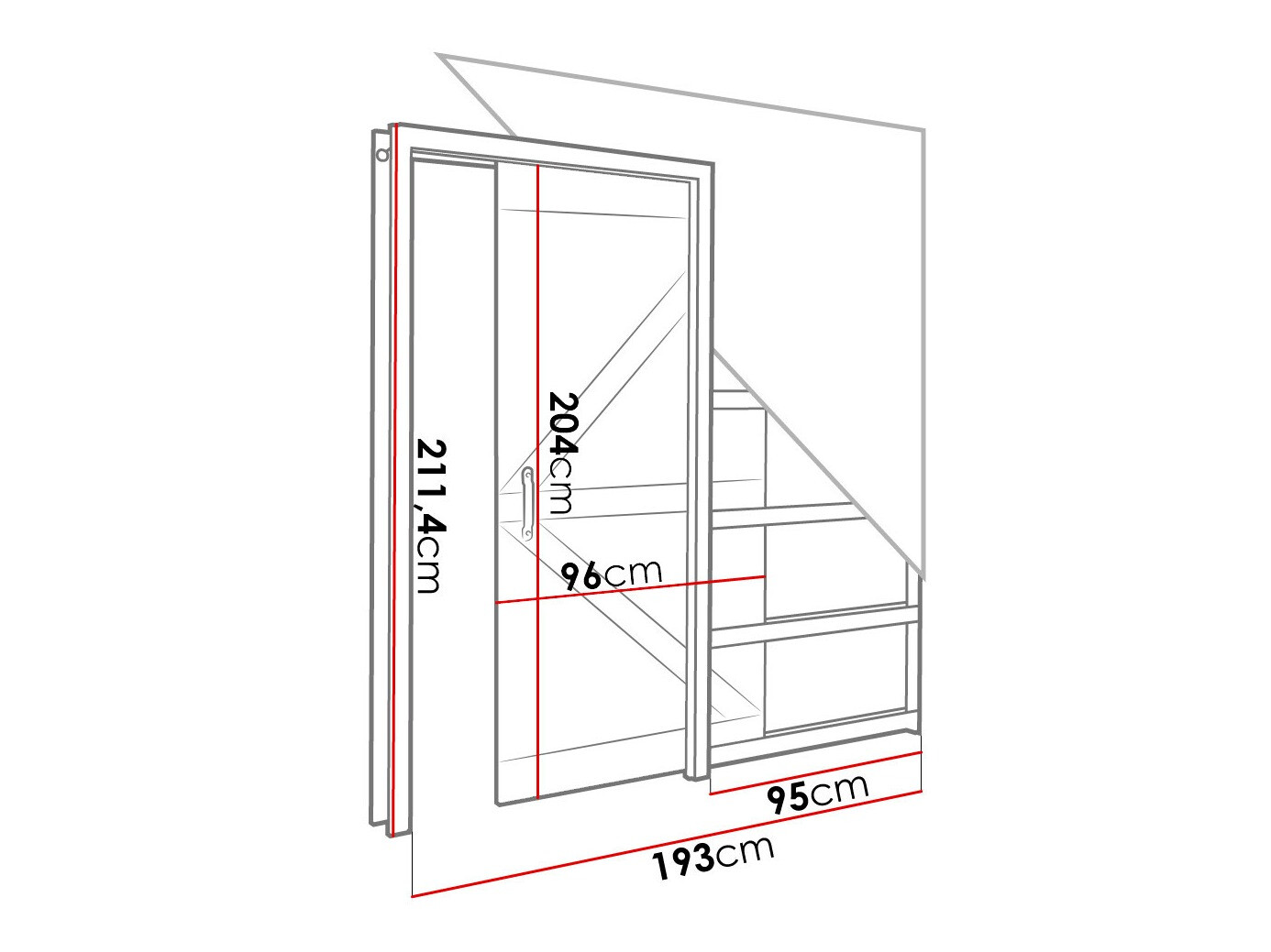 Klizna vrata Dover 178
