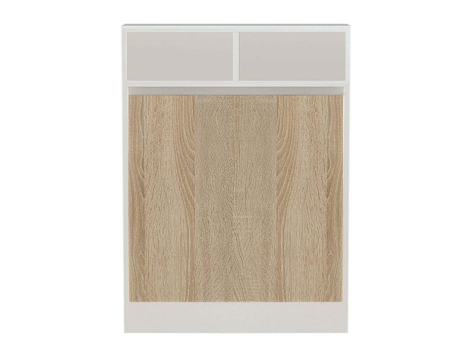 Sklopivi stol Kailua 187 (Bijela + Svijetlo smeđa)