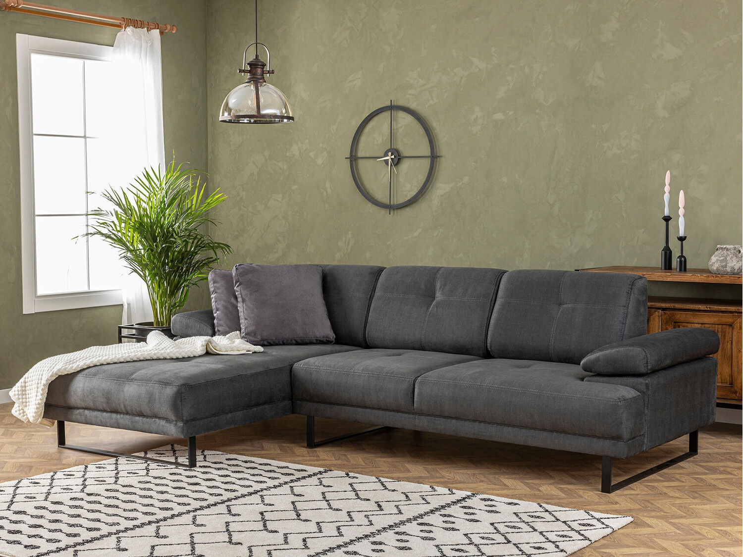 Kutna garnitura Altadena 141 (Antracit)