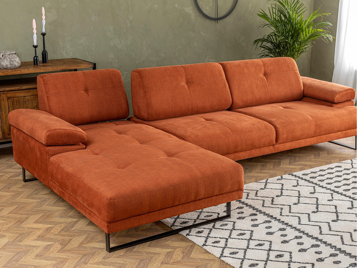 Kutna garnitura Altadena 141 (Narančasta)