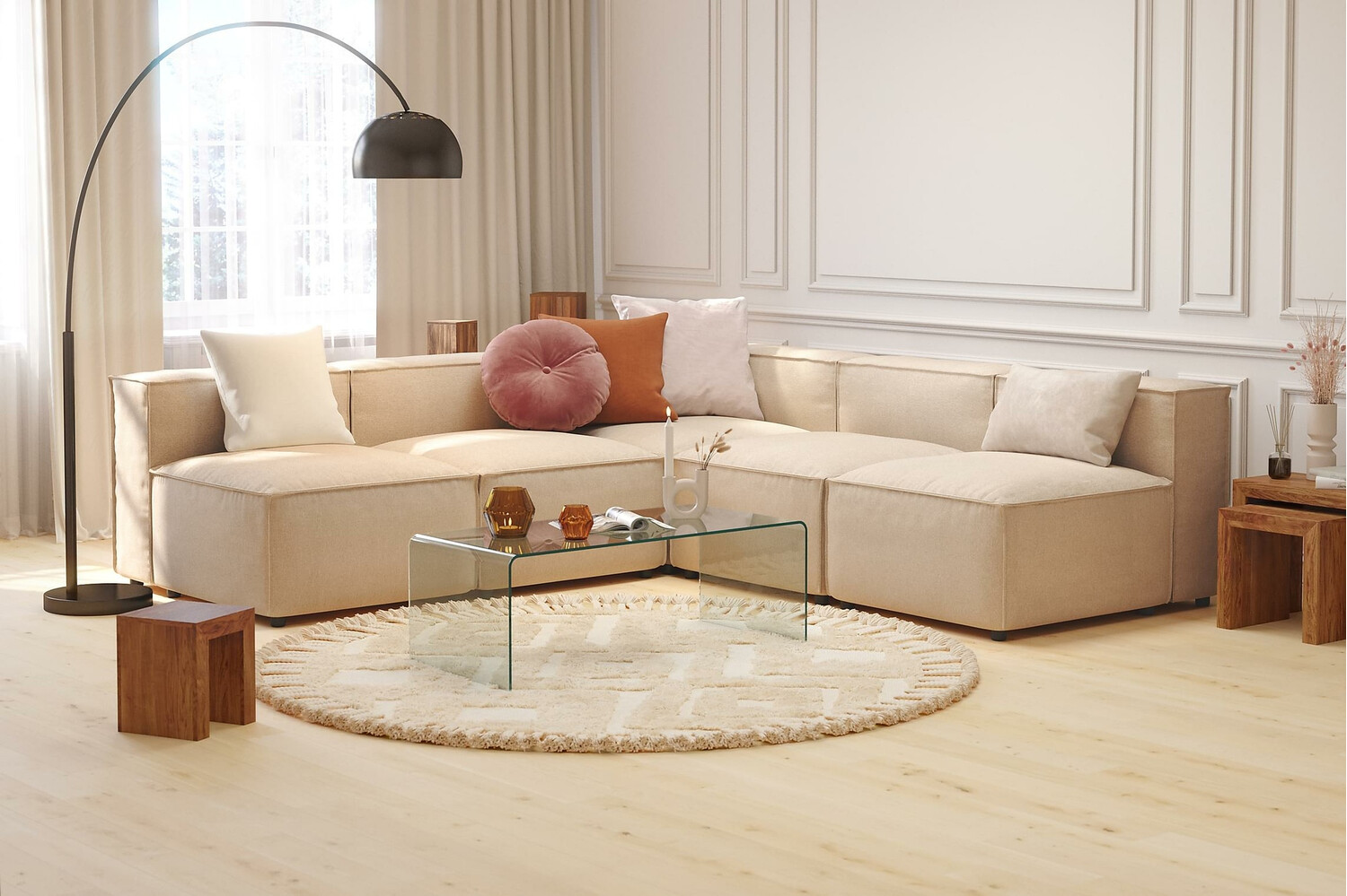 Modularna kutna garnitura Torbalo 105 (Grande 03)