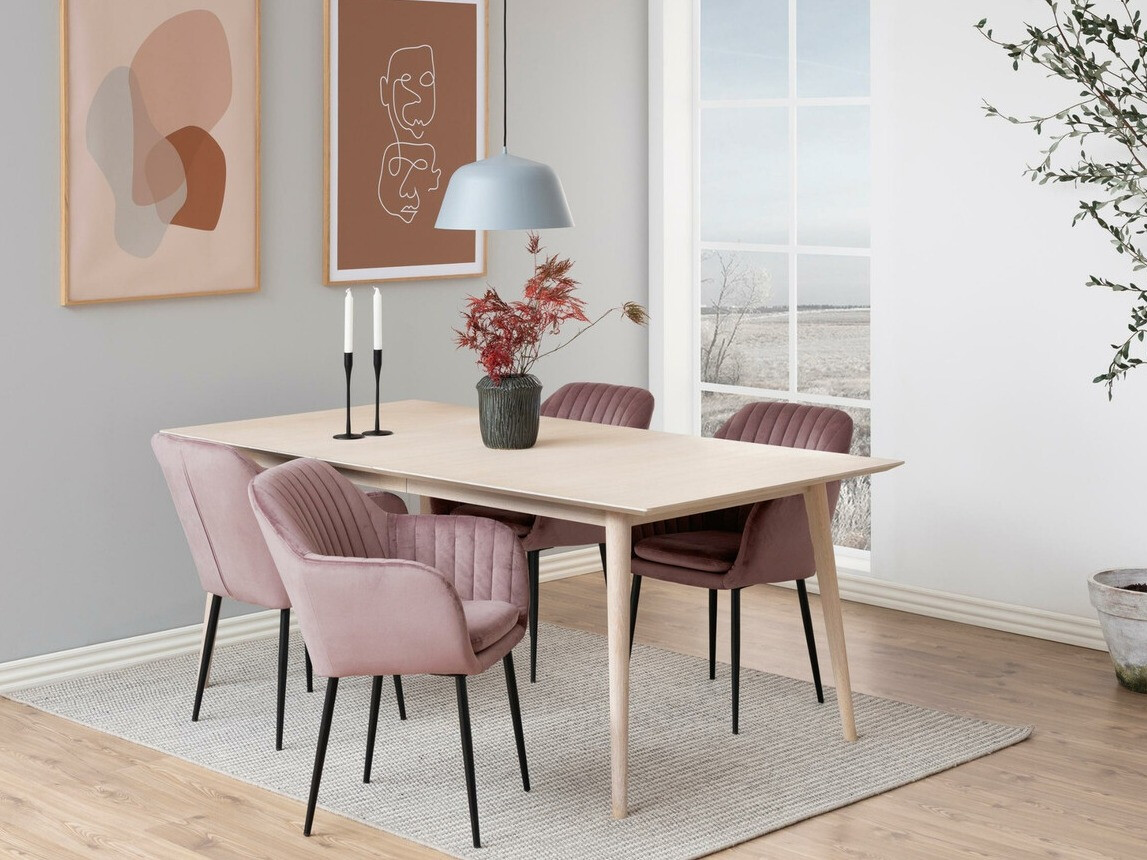 Blagovaonski set Norsica 513 (Zagasito ružičasta + Crna)