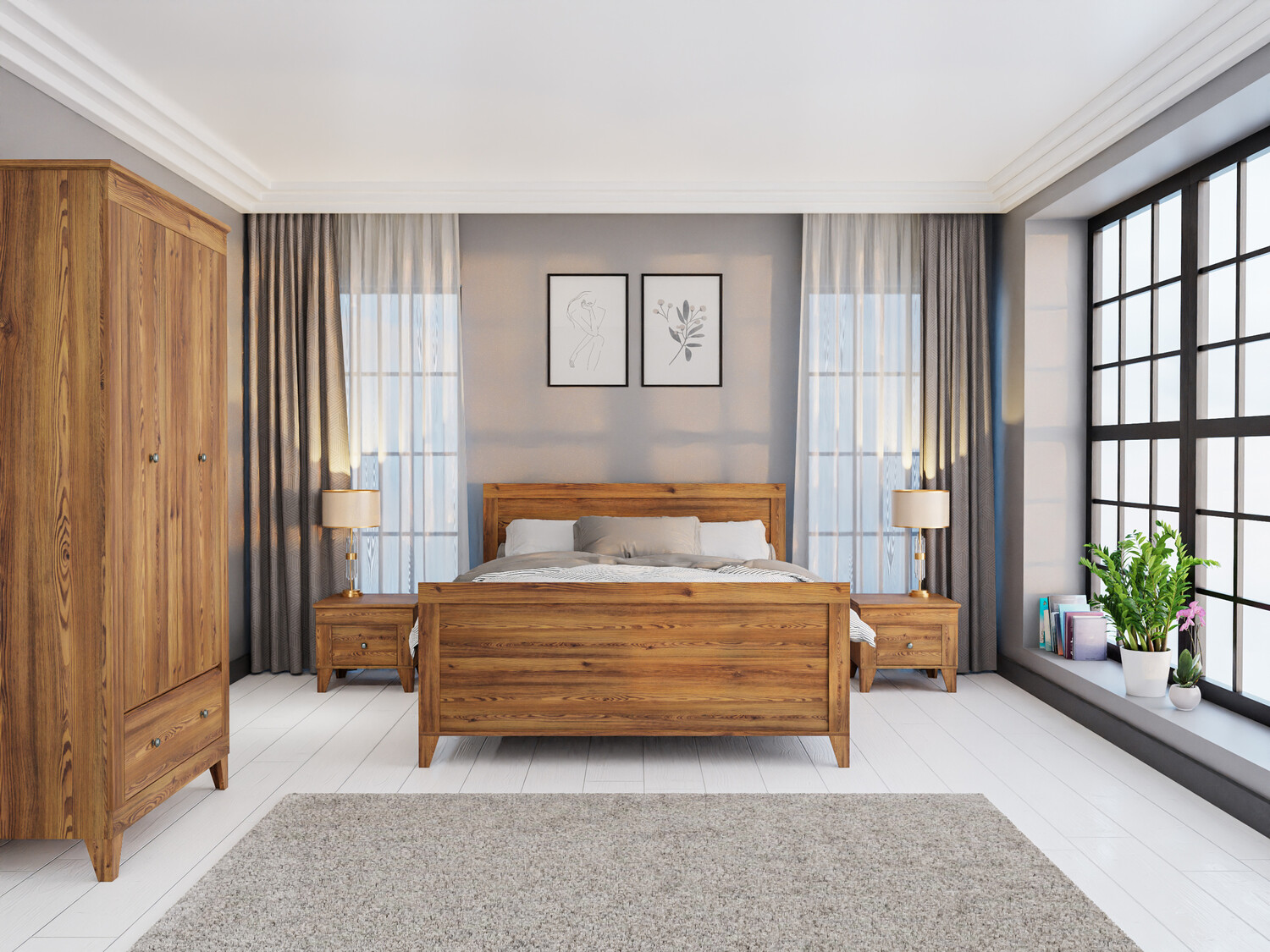 Set za spavaću sobu Lirmora 126