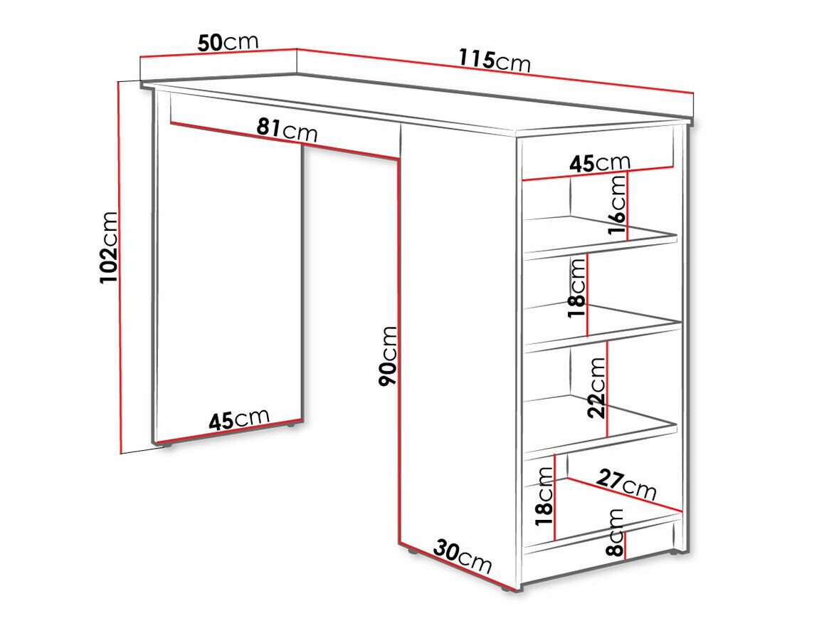 Barski stol Comfivo 259 (Hrast Artisan)