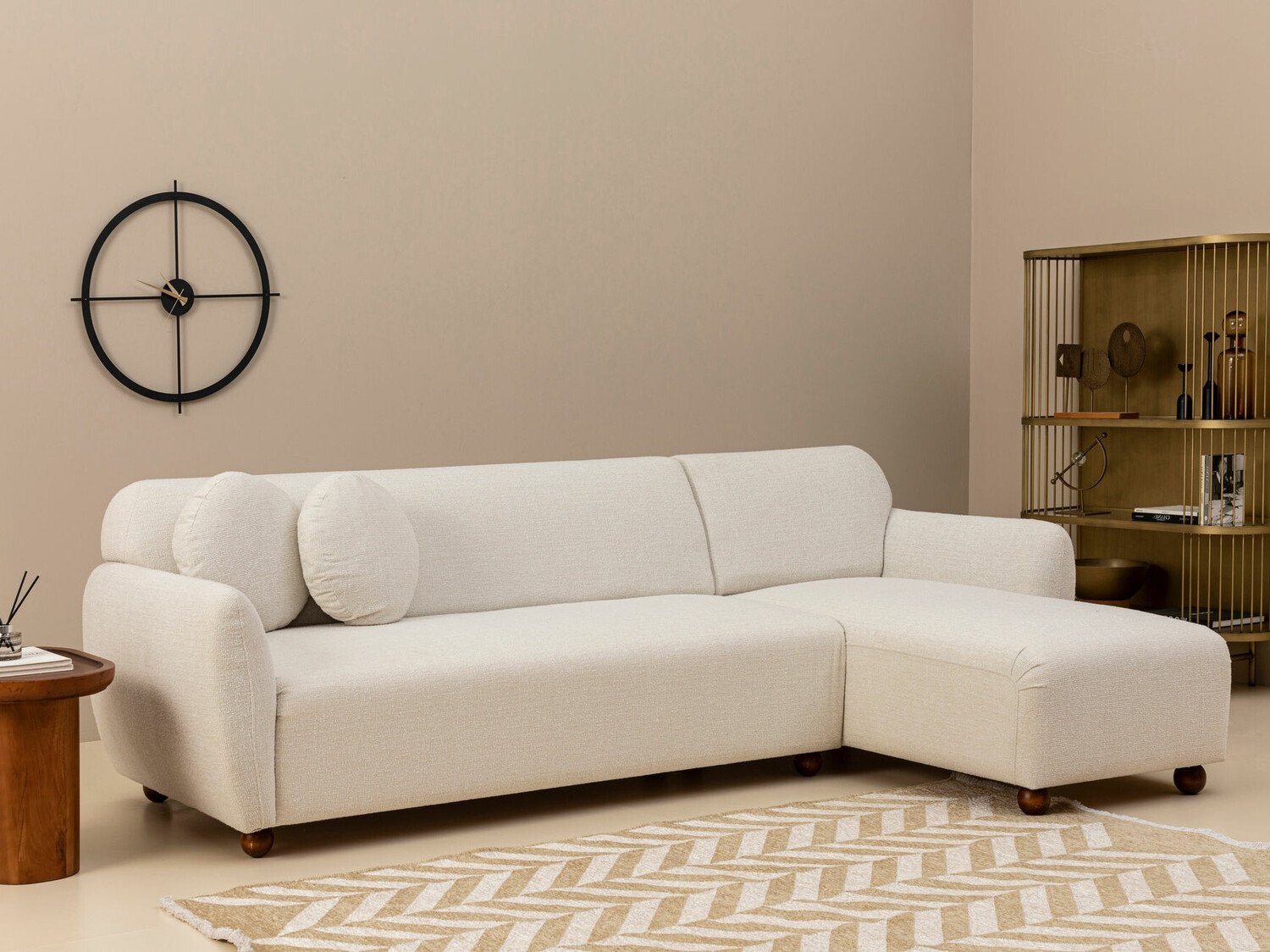 Kutna garnitura Altadena 189 (Bijela)