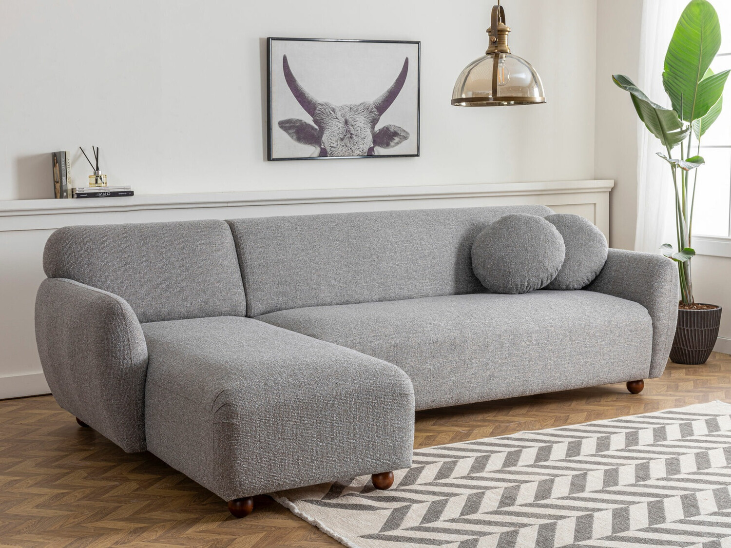 Kutna garnitura Altadena 189 (Siva)