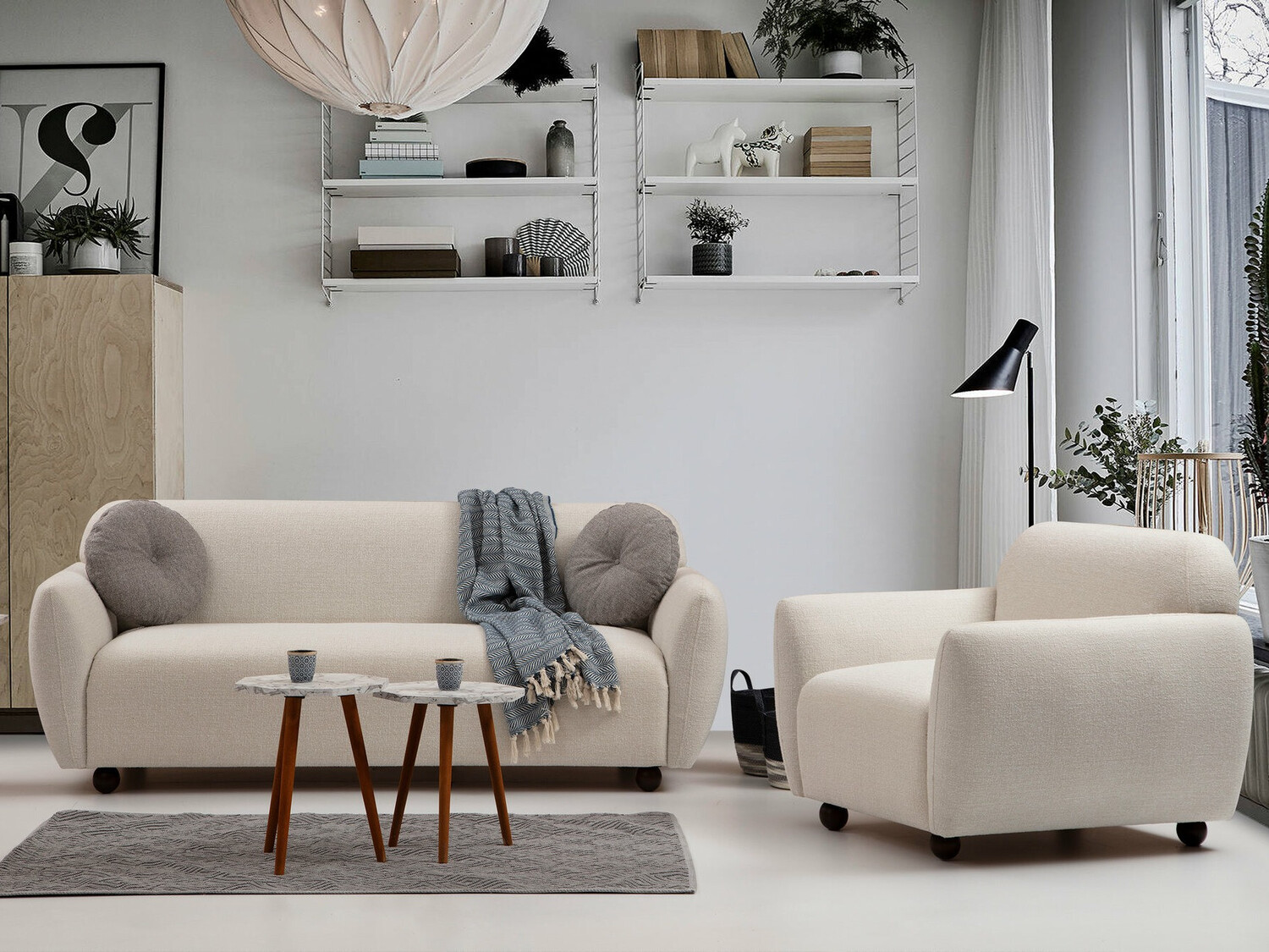 Sofa Altadena 188 (Krem)