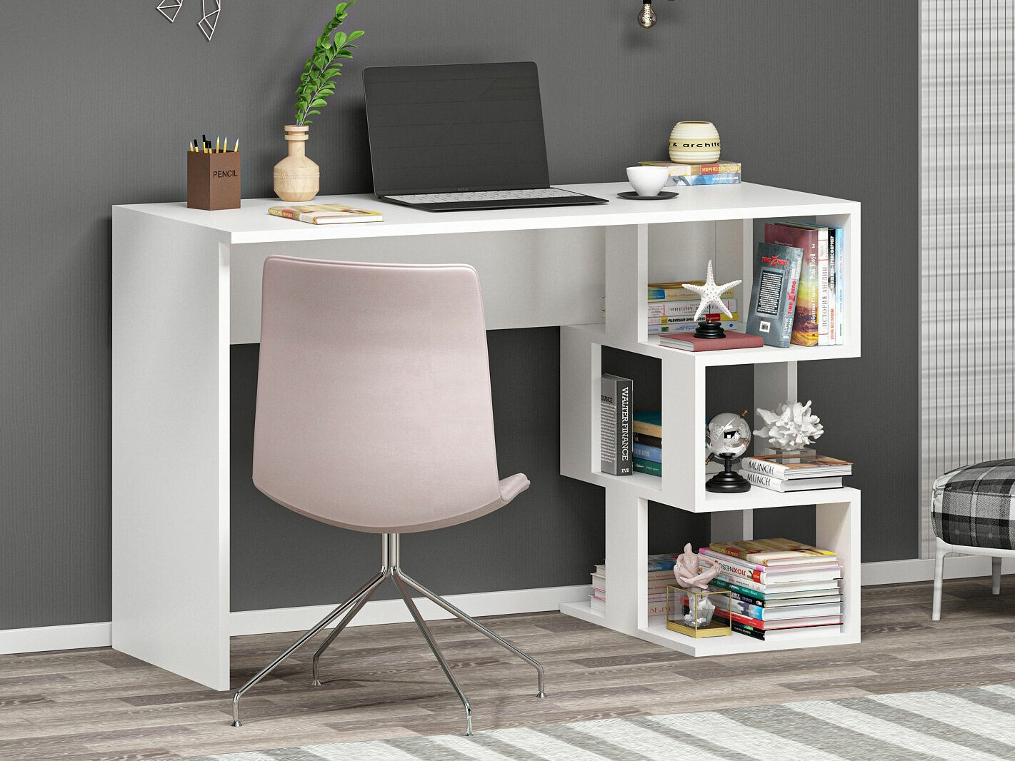 Uredski stol Kailua 287 (Bijela)