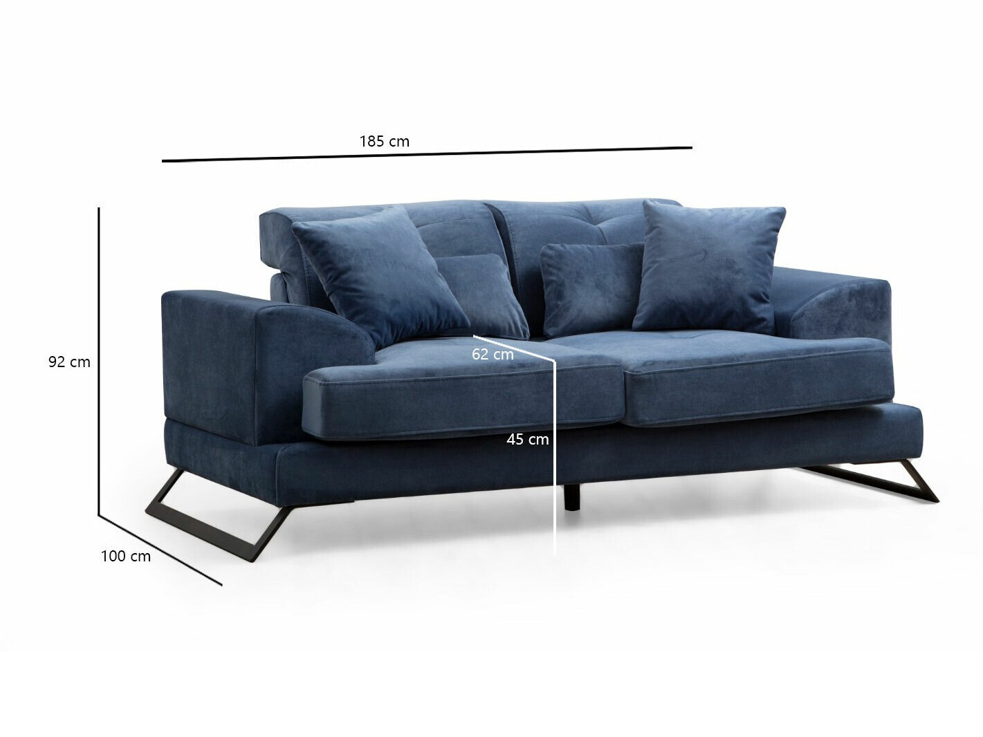 Kauč Altadena 205 (Plava)