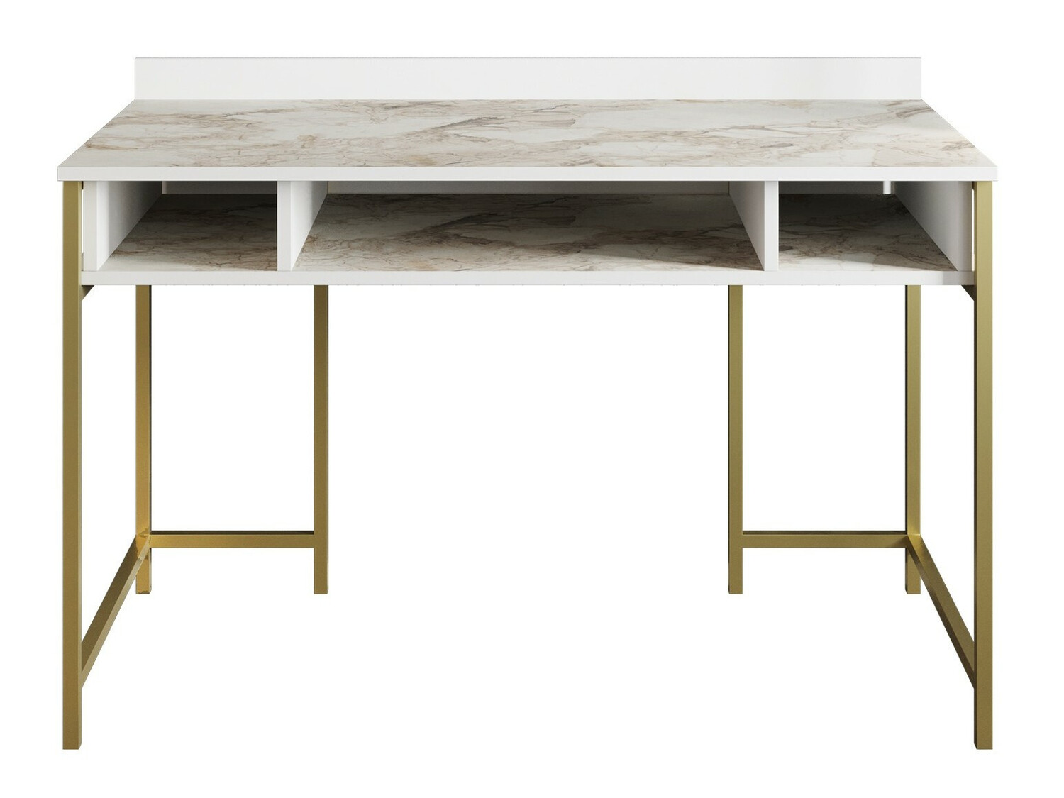 Uredski stol Kailua 294 (Bijeli mramor + Zlatna)