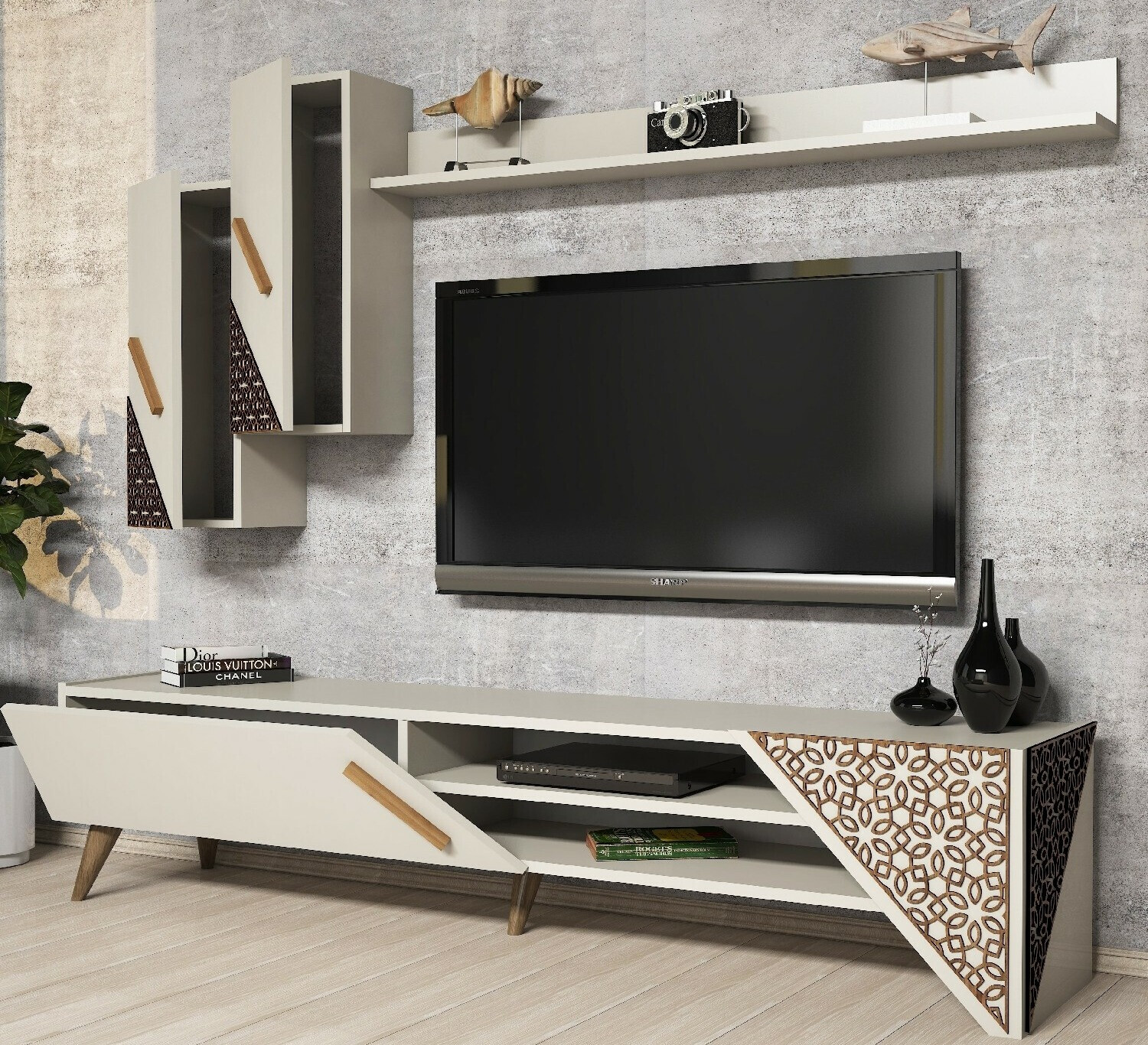 Set za dnevni boravak Kailua 1564 (Krem)