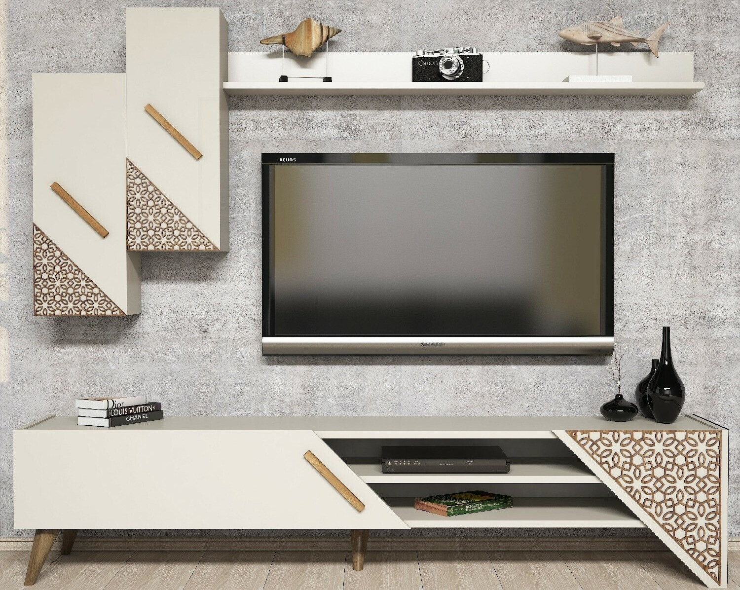 Set za dnevni boravak Kailua 1564 (Krem)