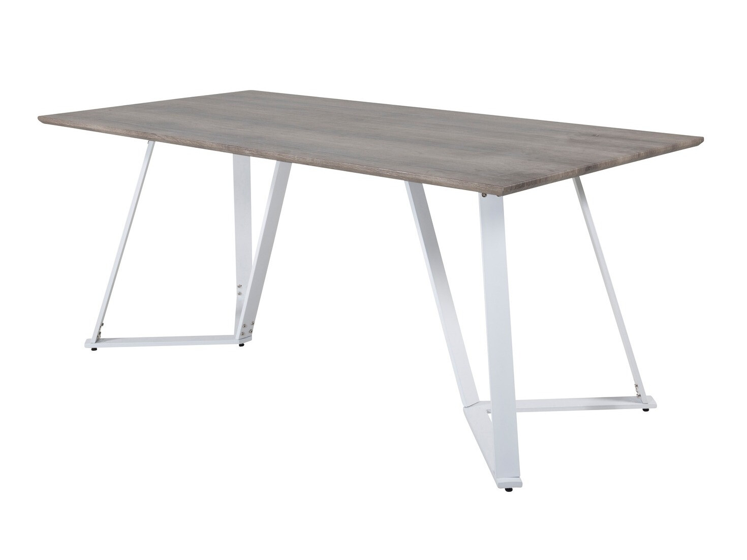 Blagovaonski set Dallas 1804 (Svijetlo siva + Bijela)