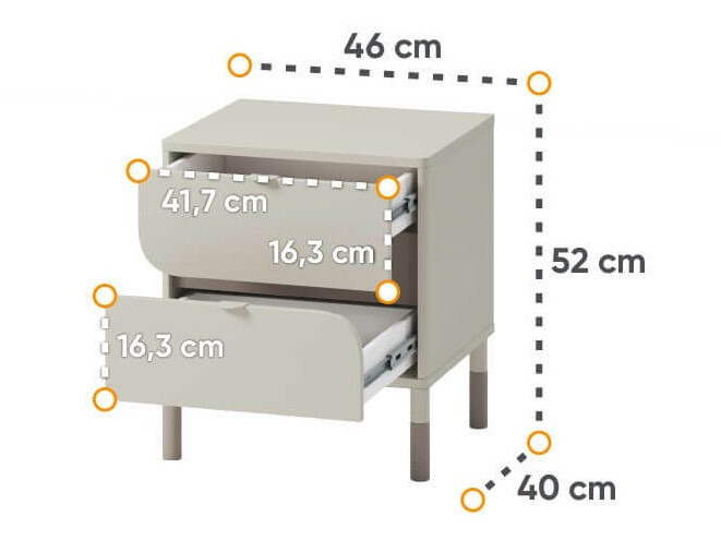 Noćni ormarić Lomsono 116