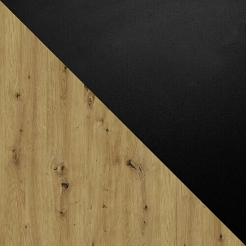 Stol Victorville 328 (Crna + Hrast Artisan)