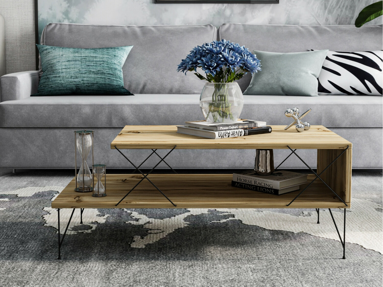 Stolić za kavu Kailua 384 (Hrast)